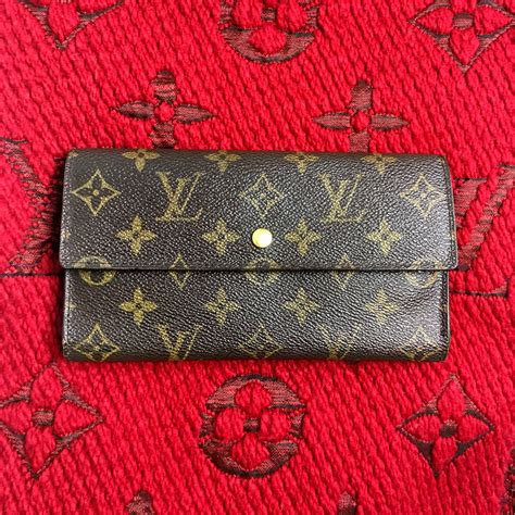 real louis vuitton monogram wallet|trifold Louis Vuitton wallet.